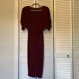 Dark Red Fashion Nova dress